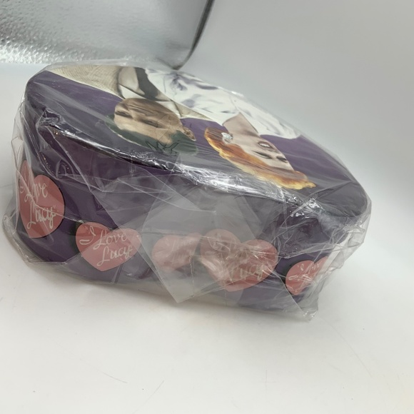 VTG Vandor I Love Lucy Retro Lucy & Ricky Heart Shape Cardstock Trinket Box NEW! - Picture 6 of 13